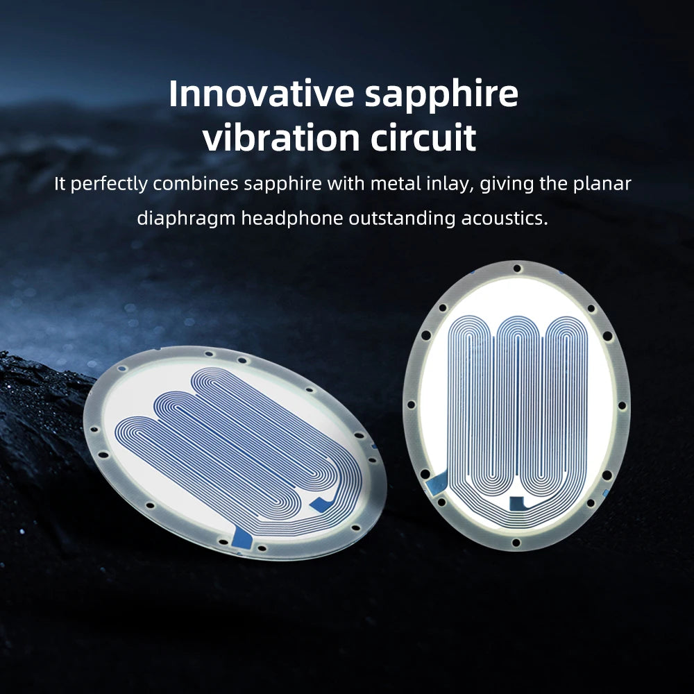 SIVGA P2 PRO Planar Diaphragm Driver Wooden Headphone High-fidelity Audio Over-ear Open-back 4.4mm Balanced Wired Headset