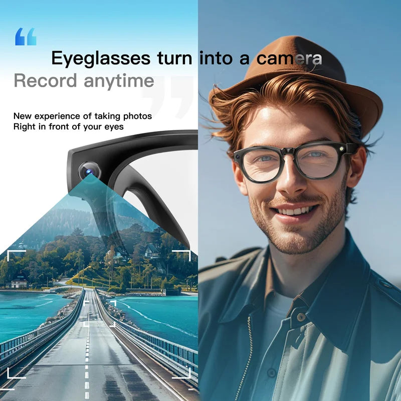 Xiaomi AI Smart Camera Glasses 200MP Bluetooth Smart Glasses Call Playing Music Object Recognition AI Translation Multifunction