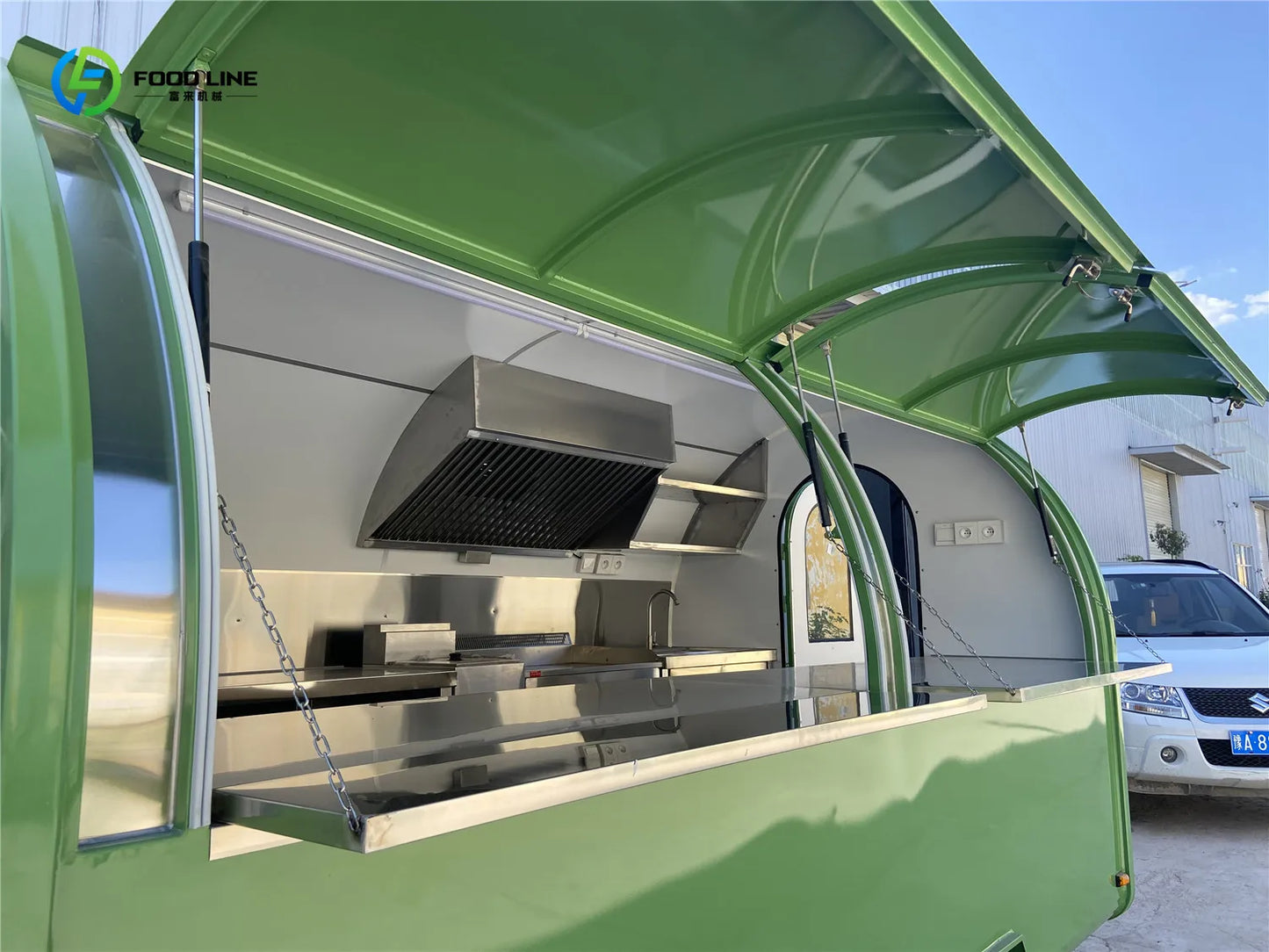 2025 Best Selling Outdoor Concession Food Trailer Mobile Fast Food Trailer Hotdog Cart Trailer Mobile bar