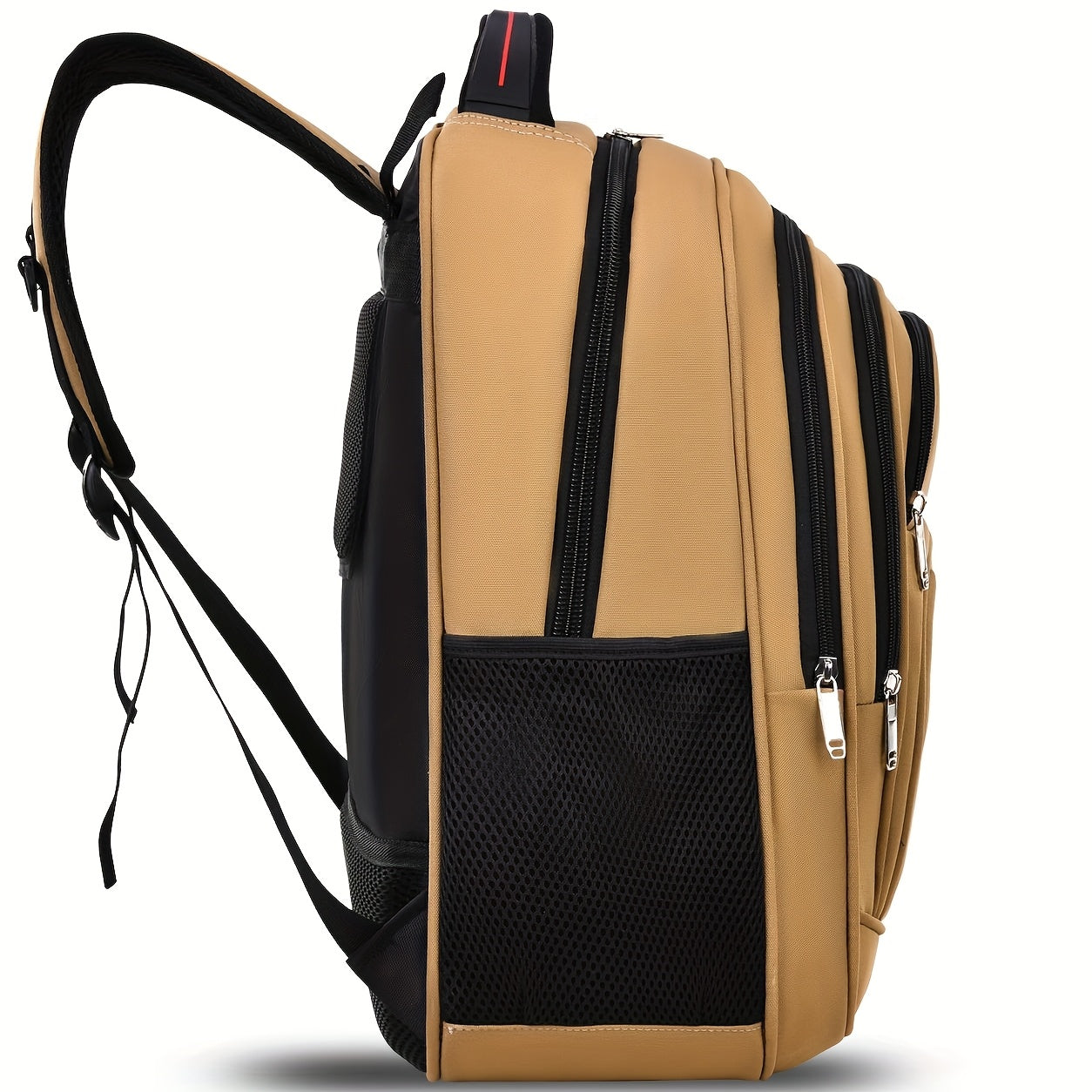 Lightweight Oxford Backpack for Commuting & Travel - Ergonomic Spine Support, Large Capacity with Multiple Compartments, Adjustable Shoulder Straps & Reinforced Bottom, Casual Nylon Lining Daypack for Work, School, Weekend Trips, Weekend Trip Bag | Multi