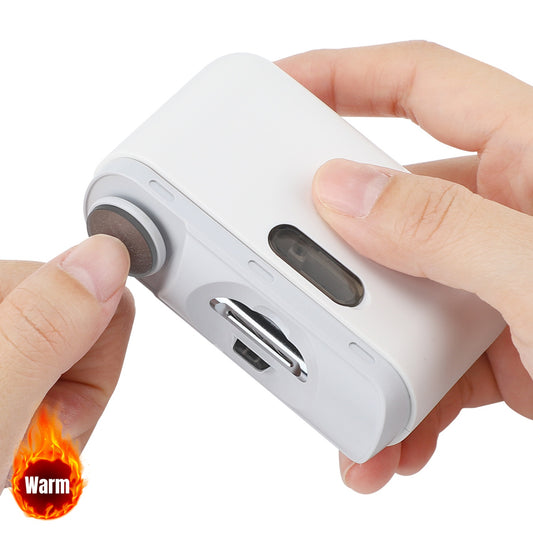 2in 1 Electric Automatic Nail Clipper Polishing Fingernail Trimmer Manicure