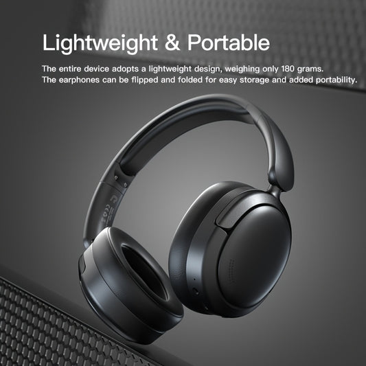 SY-T8 Wireless Over-Ear Gaming Headphones with Wireless, Foldable Design & Comfortable Ear Cups - High-Fidelity Sound, Long Battery Life, Type-C Charging, Includes Charging Cables & Ear Pads for PC, Mobile, Gaming, Wireless Gaming Headset