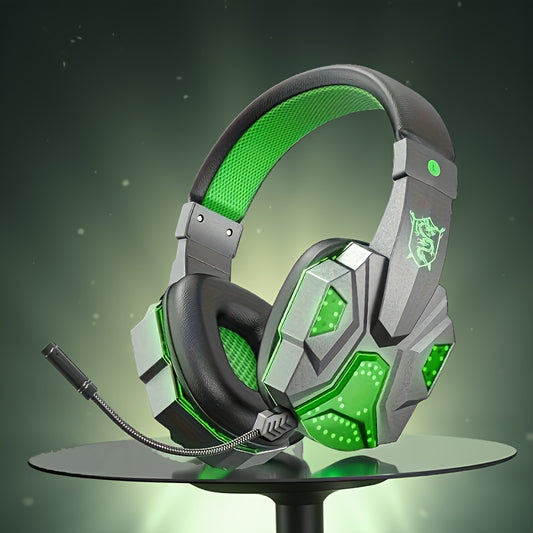 Adjustable Headset with Wireless Charging, Gaming Headphones for Teens, Compatible with Multiple Platforms, Perfect Gift Idea