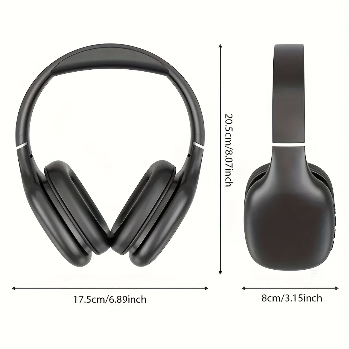 Fresh Over - the - Ear Wireless Headphones, HIFI Premium - Definition Call, Pleasant MP3 Music Playback, Phone - Compatible, Type - C Interface, Foldable Design, Rotatable Feature, Extendible, Constructed from ABS Plastic and Metal, High - end Commercial