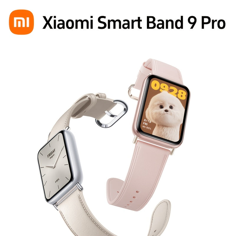 Xiaomi Smart Band 9 Pro Global Version 4.42cm Display - Elegant Timepiece with Stylish Design, TPU Strap, Alloy Body, and Wi-Fi Function for Everyday Wear, Business Style Watch|Sleek Watch Design|TPU Strap, Smartwatch for Android Phones