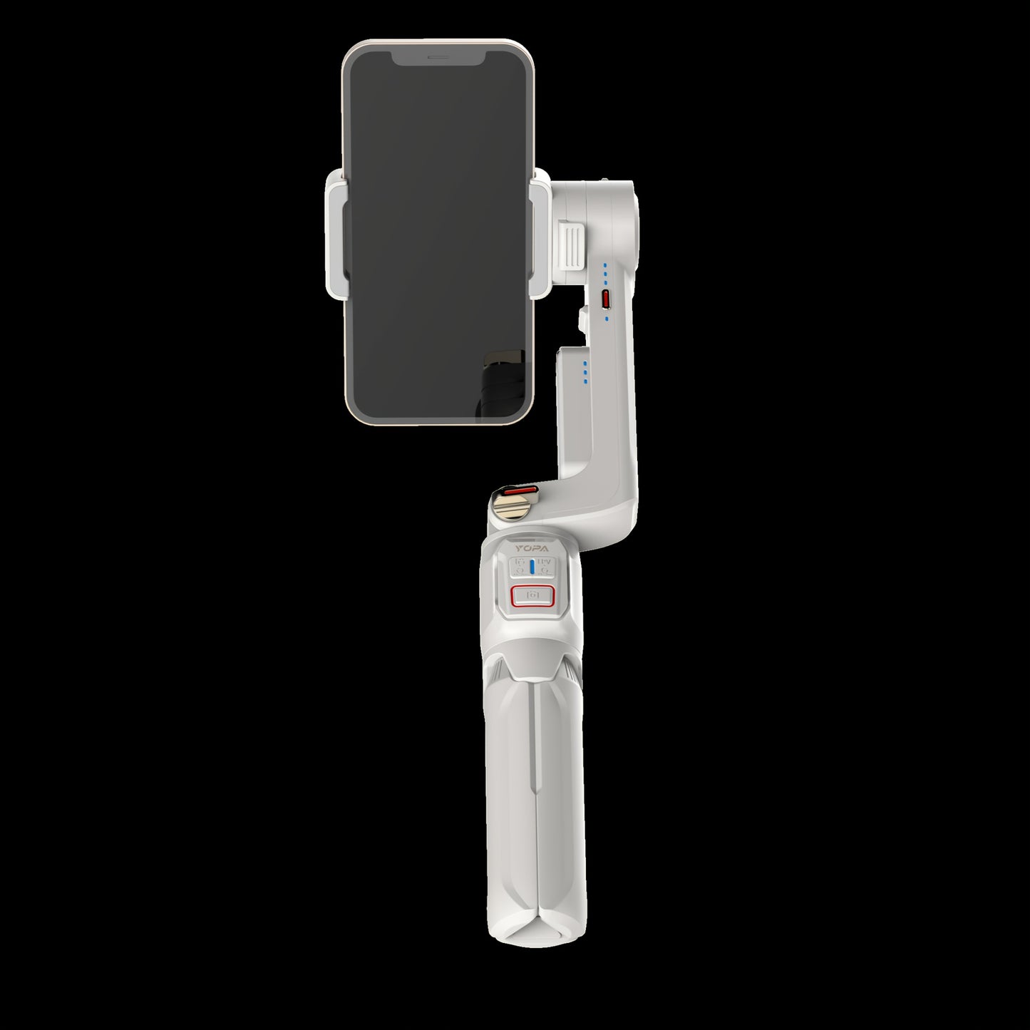 Handheld Gimbal Stabilizer, Professional Anti-Shake Phone Gimbal, Tripod, Telescopic Pole, Selfie Stick, Fill Light, Portable Foldable, Wireless Remote Control, Long Battery Life, Advanced APP Function Support First-Person Perspective Shooting, Suitable