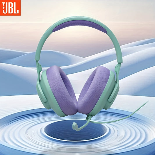 JBL Quantum Storm Quantum100M2 Over-Ear Gaming Headset with 3.5Mm Wired Connection, Lightweight Plastic, Closed-Back Design, Heavy Bass, Esports Headset, Music Listening, Detachable Microphone, Suitable for Smartphones And Tablets.