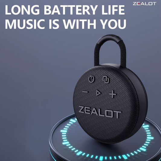 Zealot Mini Wireless Speakers, Wireless Speaker, Dual Pairing, 1800mAh Battery, 8 Hours Playtime Loud Stereo, Booming Bass. Charging Cable, Connect with Mobile Phone/Tablet/TV.