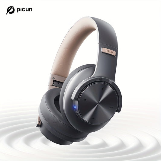 Picun B8 Wireless Headphones, featuring 120 Hours of Wireless Playback, Hands-Free Calling, Foldable Design, optimized for Mobile Phones and PCs in Travel, Home, and Office Environments, Includes 3 EQ & Game Modes.