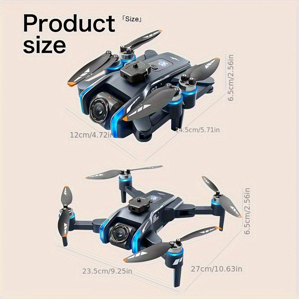 XT808 GPS Drone with FPV Screen, 1.2 Mile Long Range, Triple Auto Return Home, 720P HD Camera, GPS Mapping, APP/Remote Control, Brushless Motor Drone for Professional Racing, Aerial Photography, FPV Racing Quadcopter - Carry Case Included, Outdoor Advent