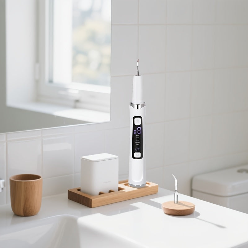 Teeth cleaning set, home teeth care kit, replaceable cleaning heads, USB rechargeable, the perfect teeth cleaning gift