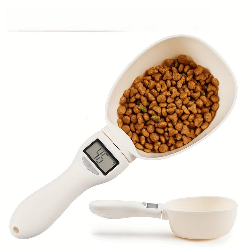 1pc Pet Food Scale Electronic Measuring Tool The New Dog Cat Feeding Bowl Measuring Spoon Scale