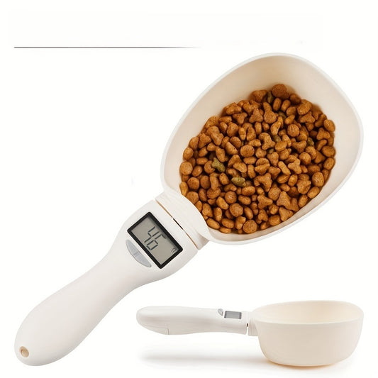 1pc Pet Food Scale Electronic Measuring Tool The New Dog Cat Feeding Bowl Measuring Spoon Scale