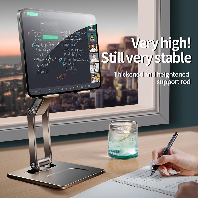XUNDD Tablet and Mobile Phone Stand, Multi-functional Desktop Lazy Person Stand, 360-degree Rotation and Folding, Lightweight and Flexible, Suitable for Office Desks, Home Offices and Bedside Tables