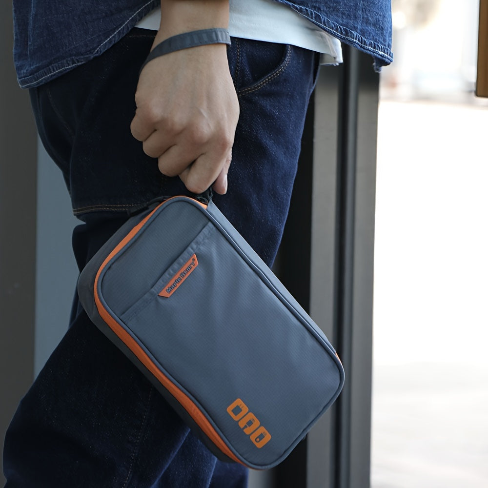 Electronic Organizer Travel Accessories Storage Bag, Portable for Hard Drives, Cables, Memory Sticks, Charger, Phone, USB, SD Cards