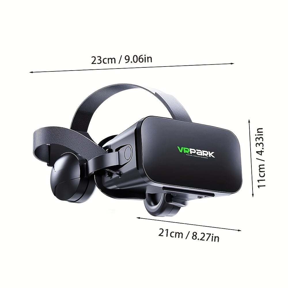 New VR 3D Virtual Reality Glasses Equipment, Adjustable Lens, for Smartphone Viewing, 3D VR Glasses Set, Immersive Virtual Reality Experience!