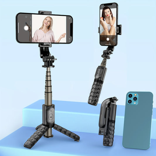 SELFIESHOW Aluminum Alloy Tripod Mount with 360-Degree Rotation, Lightweight & Stable, Suitable for Apple & Samsung Phones - Ideal for Christmas Gifts, Halloween Gifts, Photography & Outdoor Activities