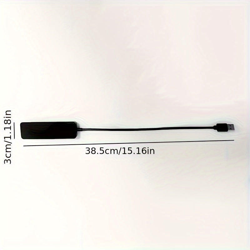 Compact 4-Port USB 3.0 Hub - Portable Multi-Device Extender for Desktops, Laptops, Xbox, Flash Drives & More