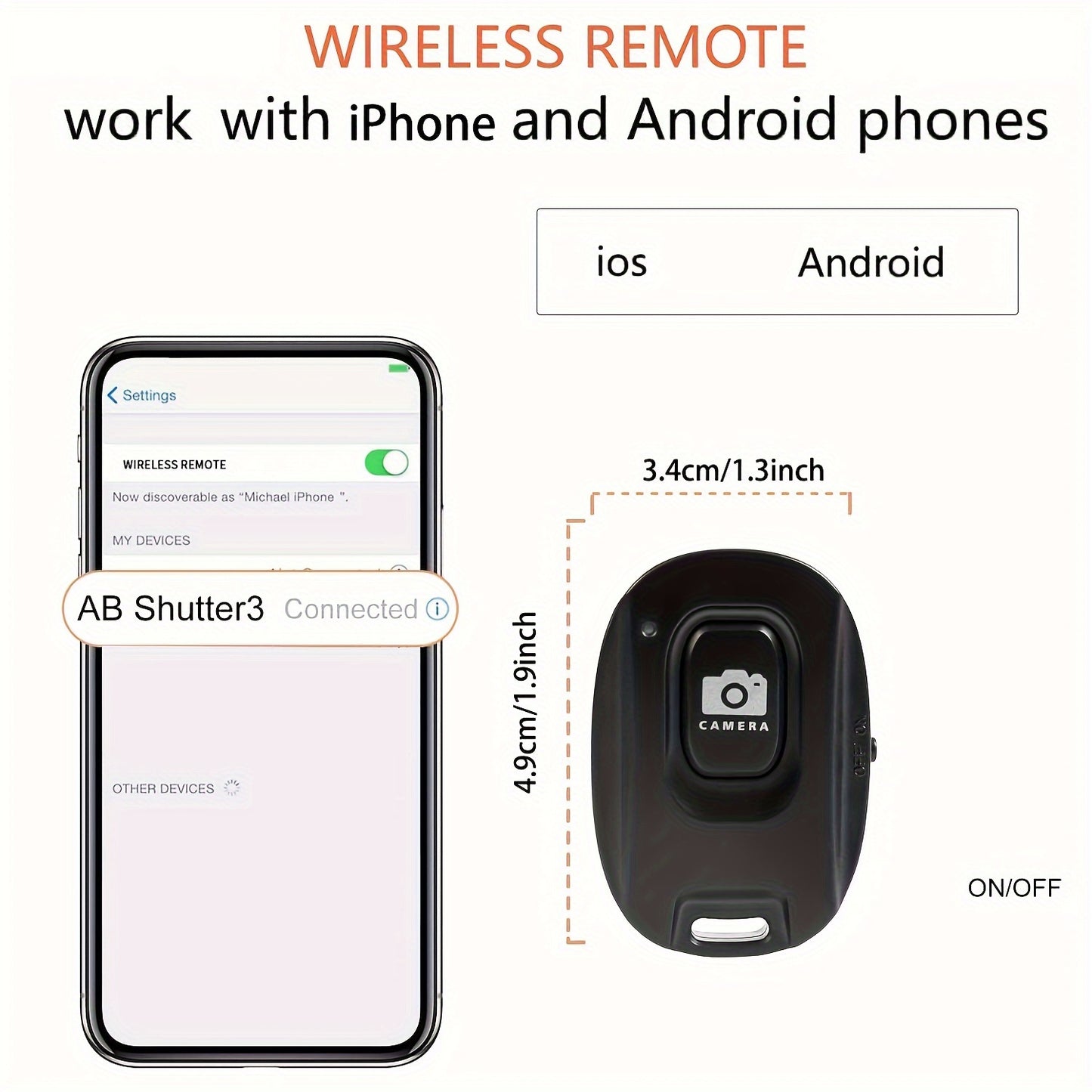 UEGOGO 129.54cm Aluminum Tripod with Phone Clip & Remote - Ideal for iPhone, Android, Sports Cameras - Perfect for Video Recording, Selfies, Live Streaming, Video Recording Tripod|Sleek Black Tripod|Aluminum Alloy Tripod