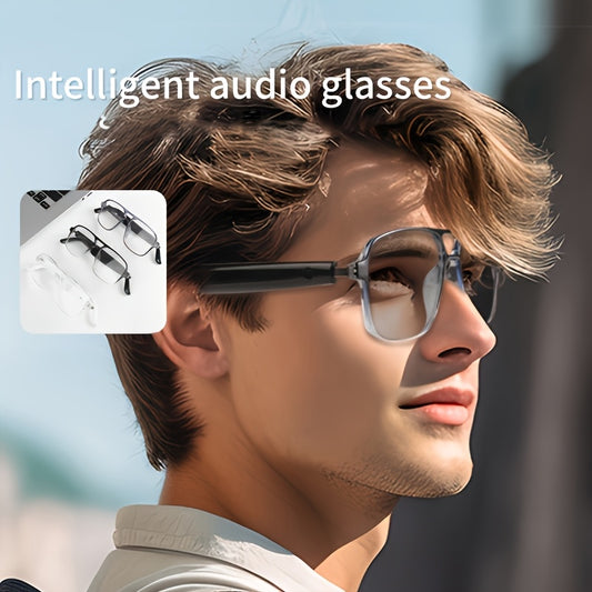 LIFEBEE Smart Glasses with Wireless Connectivity, Voice Assistant, Dual Speakers & Camera - Click to Take Photos, USB Rechargeable, Outdoor Sports & Fashion Accessory for Smartphones/Tablets, Smart Glasses for Smartphones, Tablet Compatibility, Stylish E
