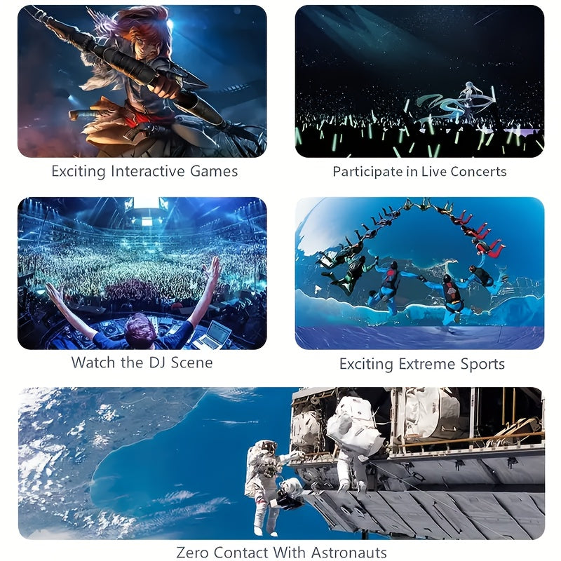 3D stereoscopic sound effect headphones, suitable for family members to watch movies, mobile phones to enlarge screens, VR glasses headphones, suitable for other recording equipment headphones