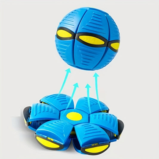 Pet Ball Toy, Novelty Elastic Dog Ball Toy with Transforming Design, Interactive Jumping Ball for Indoor/Outdoor Agility Training, Perfect Gift for Dogs, Medium Breed, No Batteries Needed, Dog Ball Toy, Outdoor Play, Playful Design, Durable Plastic