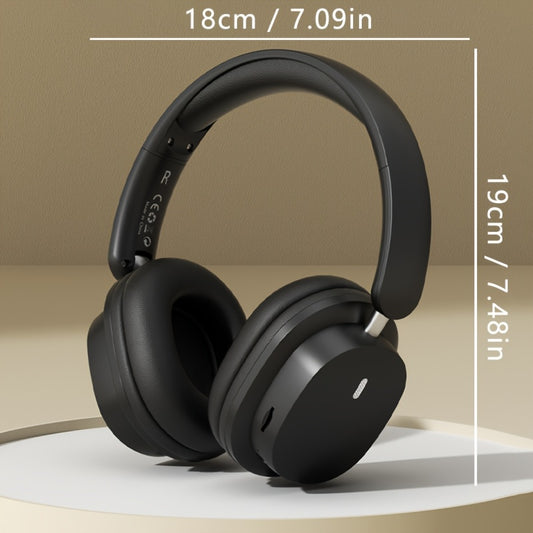 Foldable Wireless Headphones Wireless 5.4 with Hi-Fi Audio, Comfortable Ergonomic Design, Battery Life & USB-C Charging for Sports, Gaming, Online Classes - Lavender, Wireless Headset, Sports Earbuds, Portable Audio Gear, Soft Ear Tips