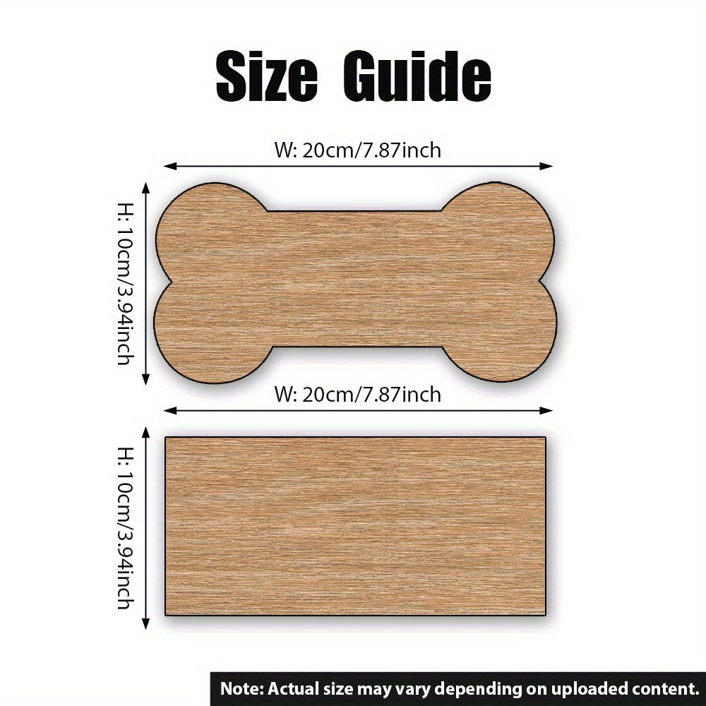 Customizable Acrylic Pet Name Tag - Personalized Dog & Cat Name Plaque with "Dusty" & "Waffles" Design, Ideal for Dog & Cat Identification, Perfect Gift for Birthdays, Holidays, and Special Occasions, Pet Identification|Playful Design|Durable Acrylic, Pe