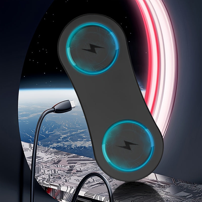 The 15W 2-in-1 fast charger is suitable for iPhone 16/15/14/13/12/11, 224/S23/S22/ 2/3/4/Pro, and is suitable for Buds induction fast charging. It has excellent protection against overcharging, overheating, and overvoltage