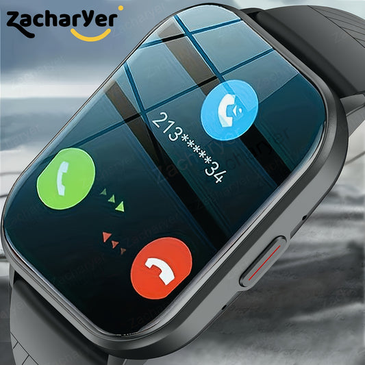 Zacharyer Sports Watch, Smartwatch, Wireless Calling/Dialing, Compatible with for iphone/Android, Multiple Sports Modes, Call Reminder And Rejection, Short Message Reminder, Information Reminder Viewing, Suitable for Men And Women, Sports Style Watch, Ch