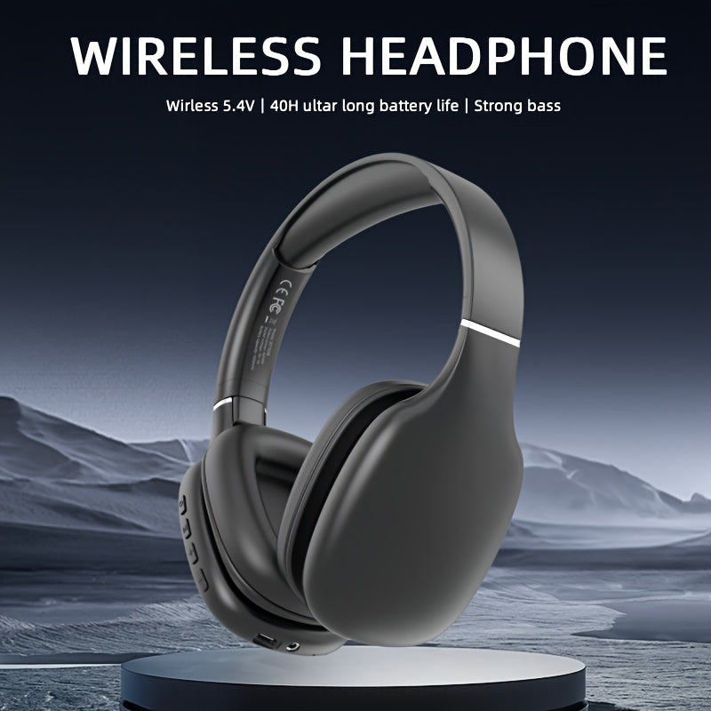 Fresh Over - the - Ear Wireless Headphones, HIFI Premium - Definition Call, Pleasant MP3 Music Playback, Phone - Compatible, Type - C Interface, Foldable Design, Rotatable Feature, Extendible, Constructed from ABS Plastic and Metal, High - end Commercial
