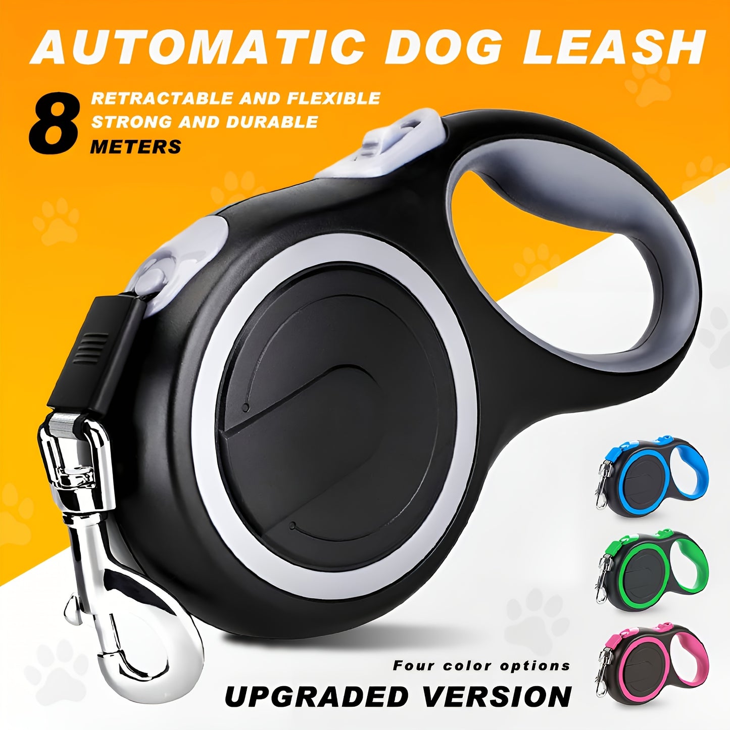 Heavy-Duty Extra Long Dog Leash - Thick Anti-Tangle & Breakaway Pet Training leash, for Large Dogs, Secure Grip, Indoor/Outdoor Use - Available in 8.0meter/5.0meter/299.72cm Lengths - Ideal for Agility, Obedience Training & Escape-Proof Security, Geometr