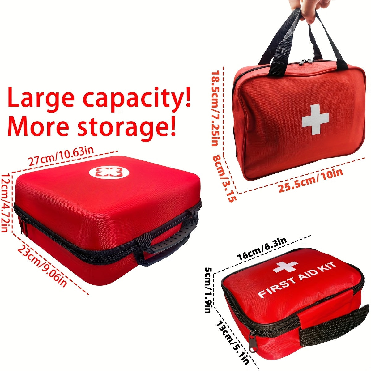 344/738/1030-in-1 Multifunctional Portable Emergency Kit, a must-have for homes, offices, school dorms, and car travel with large capacity! The perfect thoughtful gift for loved ones, friends, colleagues, or your husband to prepare for natural disasters