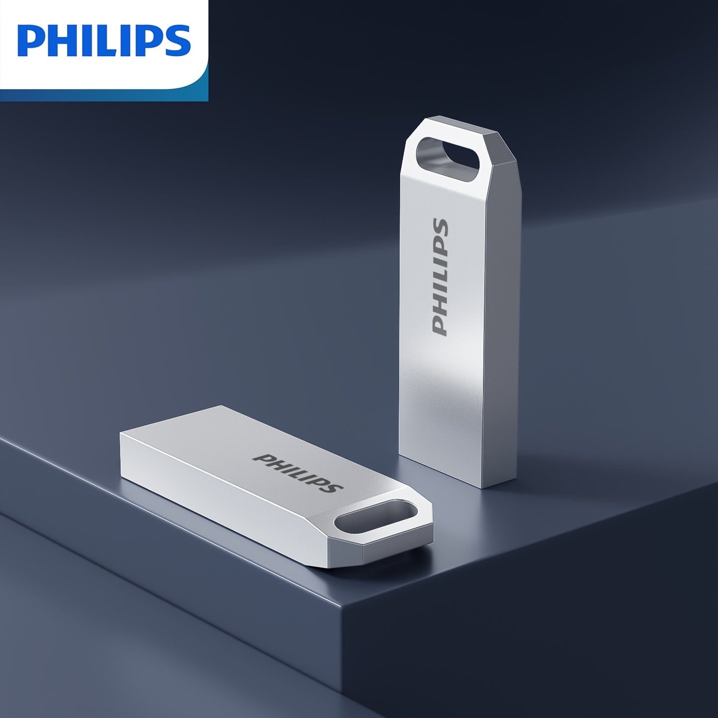 PHILIPS USB Flash Drive, 8GB/16GB/32GB/64GB/128GB, Fashionable and Unique Shape and Design, Multi-capacity Options, Support for Computers, and Most Other Smart Devices Suitable for USB Flash Drives.