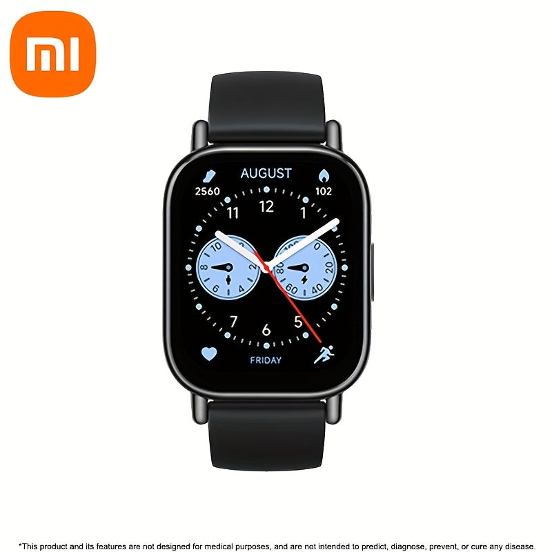 Xiaomi Redmi Watch 5 Lite - 4.98cm AMOLED Screen, Wireless 5.3, GPS & Monitor, 150+ Sport Modes, 18-Day Battery Life, Black Silicone Strap, USB Charging, Compatible with Android & iOS, Health Monitoring Wristband | Dual Display Watch | Plastic Frame Watc