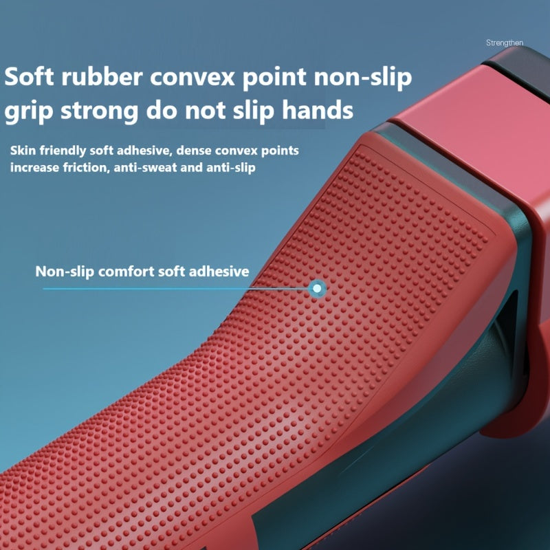 Adjustable Wrist & Forearm Strengthener with Non-Slip Grip - Carbon Steel Arm Muscle Exerciser with 3-Level Resistance, Suitable for Men, Home Fitness Equipment for Valentine's, Thanksgiving, Christmas, and Father'S Day - 30kg to 70kg Resistance, Black/R