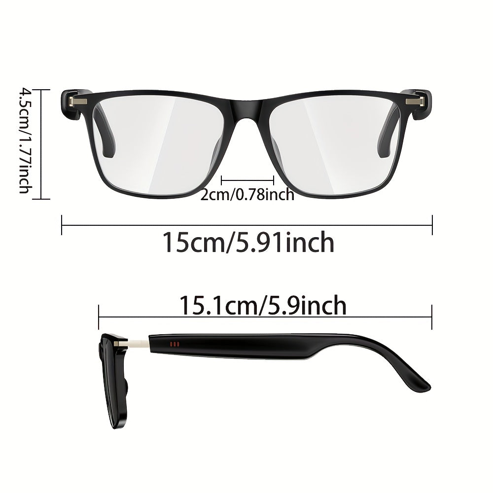 1pc Smart Glasses Music Glasses, Wireless 5. 4 Audio Eyewear with Music play for Men Women High Quality SIBERIA IN- EAR Headset Fashion High Qualit