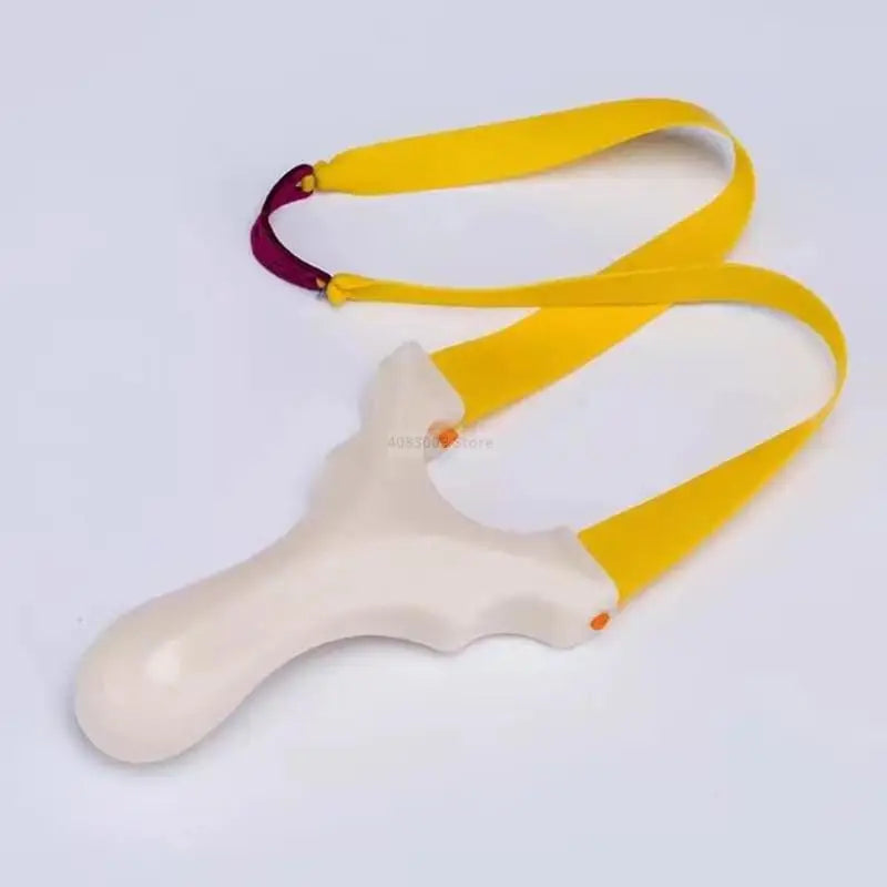 Outdoor hunting tools Aviation Plastics Catapult High Precision Slingshot Rubber Band  Flat Leather Professional Fast Bow