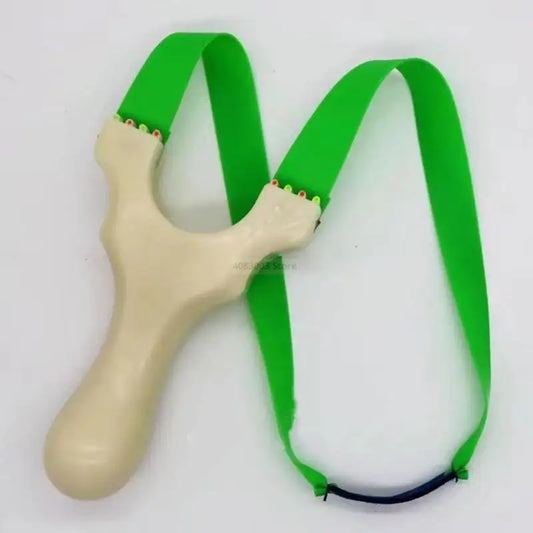 Outdoor hunting tools Aviation Plastics Catapult High Precision Slingshot Rubber Band  Flat Leather Professional Fast Bow