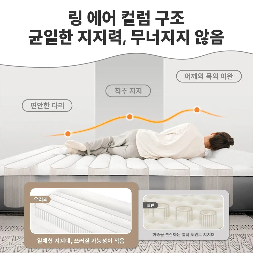 Naturehike Air mattress Outdoor camping tent mattress automatic inflatable folding portable air mattress bed