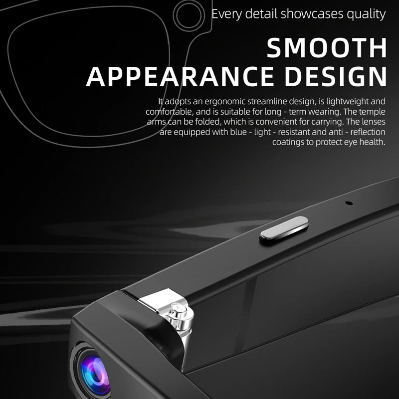 Xiaomi G300 Smart AI Glasses 800W pixel AI Shooting Camera HD Photo Video Voice Call Translation Waterproof Bluetooth Glasses