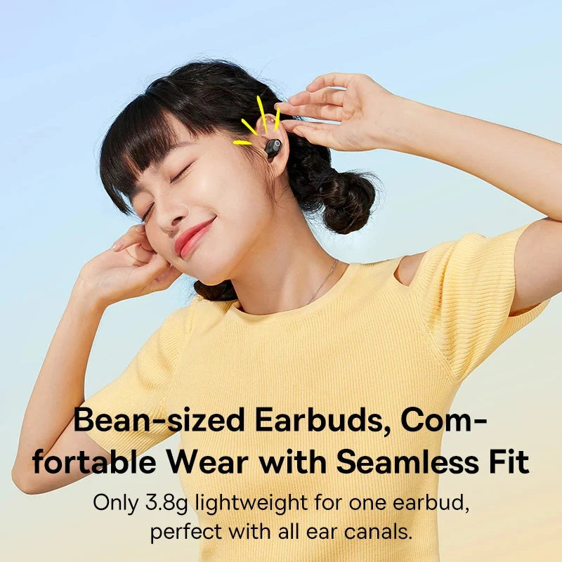 Baseus WM02 TWS Wireless Earphone Bluetooth 5.3 Headphone Headset True Wireless Earbuds Handsfree Ear Buds For iPhone 14 Pro Max