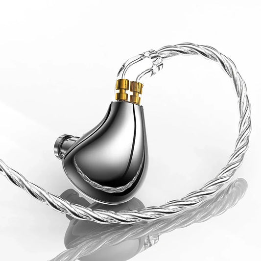 BLON BL03 II In-ear HIFI Earphones Monitor Wired Earphones Upgraded 10mm Dual-Cavity DD Running with 2PIN Detachable Cable MIC