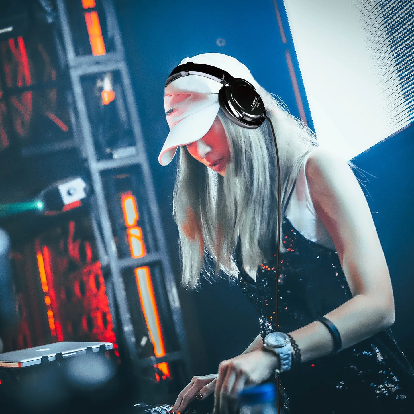 Takstar HD2000 Wired Over Ear Headphones Studio Monitor & Mixing DJ Stereo Headsets for Computer Recording Phone Piano Guitar PC