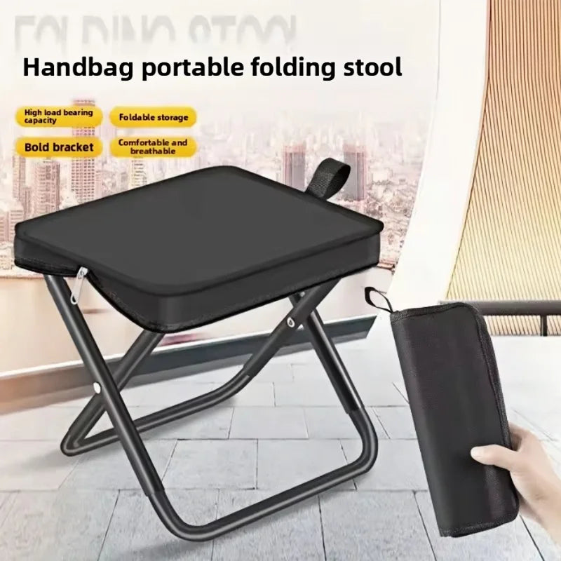Portable Multi-Function Lightweight Compact Camping Chair for Picnic Travel Fishing Hiking Folding Stool for Outdoor Activities