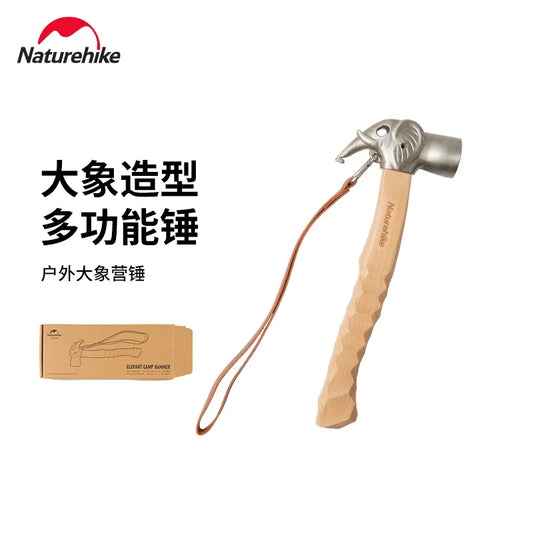 Naturehike Multifunctional Outdoor Camping Tool Tent Pegs Hammer Camp Supplies Copper Wild Equipment