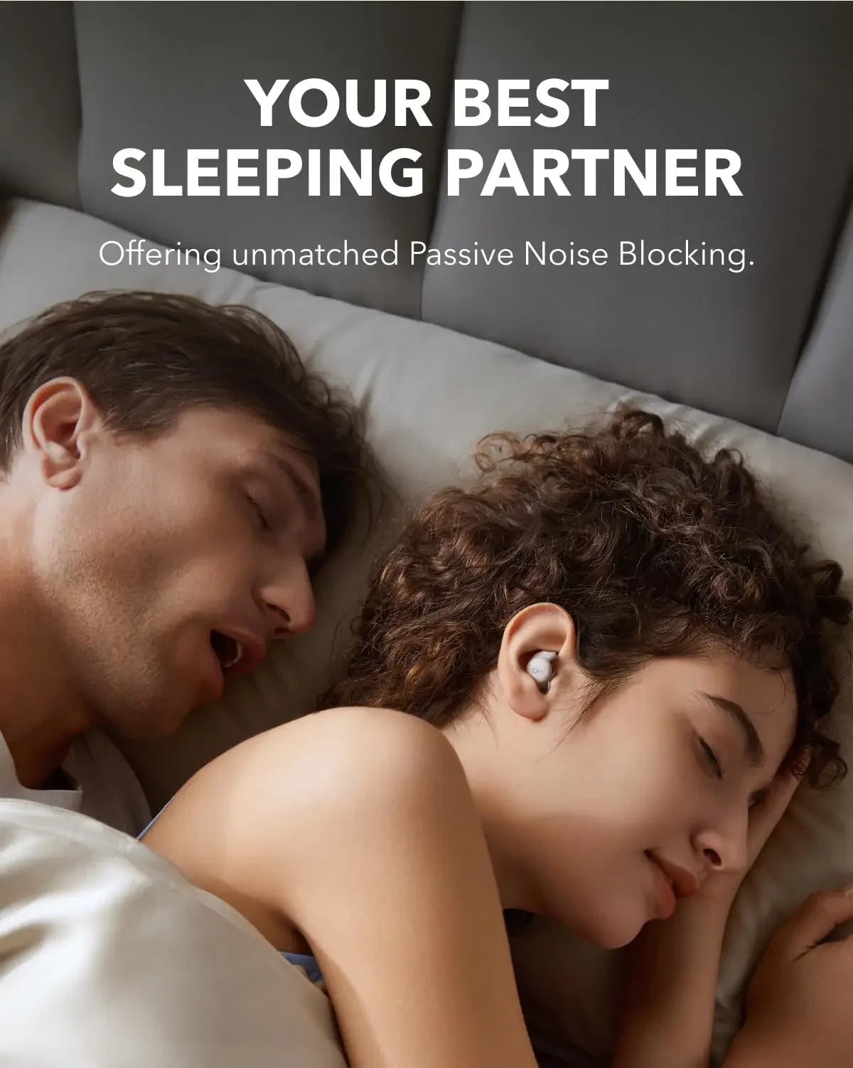 Anker Soundcore Sleep A20 Sleep Earbuds, Noise Blocking Sleep Headphones, Small Design for Side Sleepers, 80H Playtime A6611