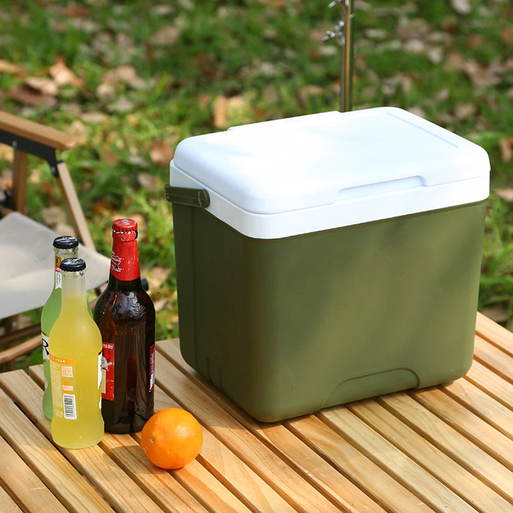 13/6L Cooler Box Portable Camping Refrigerator Incubator Large Capacity Car Ice Bucket Heat Preservation Camping BBQ Equipment