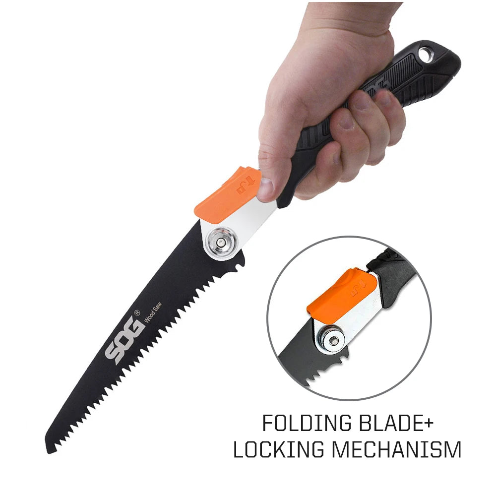 SOG FOLDING SAW Mini Manual Tool for Wood Hunting With Blades Portable Garden Hand tools Tourist Outdoor Survival Camping Gear