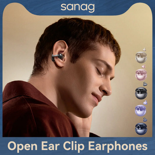 Sanag S6S Pro 3D Stereo Sound Bluetooth Headphones Open Ear Earphone Sport Wireless Flash-sale Headset Choice APP Control Earbud
